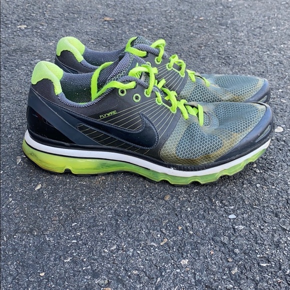 Nike Air Max Mens Flywire Golf Shoes Size 12🏌🏾♂️🏌️🖤💚